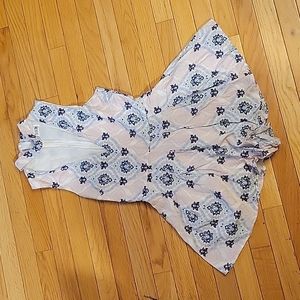 Seek The Label floral v-neck romper with choker size S